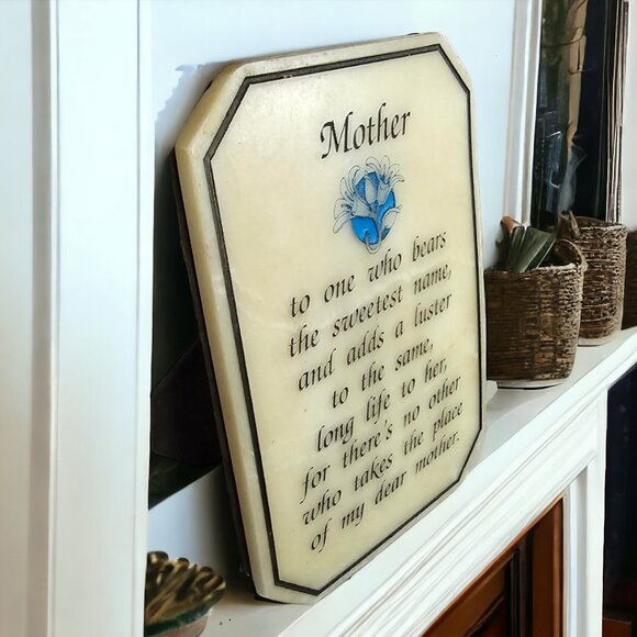 Vintage MOTHER Plaque on Stand Frame. - Picture 3 of 6